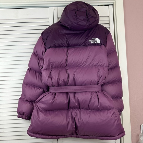NWT The North Face Nuptse Belt Mid Down Hooded Puffer Jacket - Picture 5 of 12
